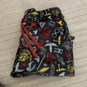 Harry Potter Wizarding World Pajama Pants Mens Size Large XL Lounge Gray Pockets
